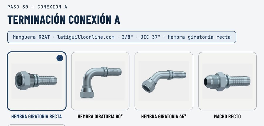 Configurador de latiguillos